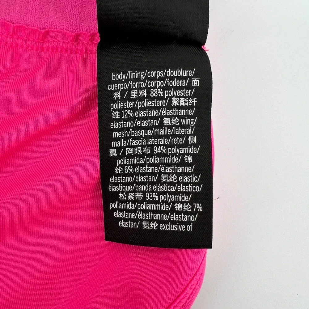 Victorias Secret PINK Women S‎ Ultimate Unlined Racerback Sports Bra Pink Mesh